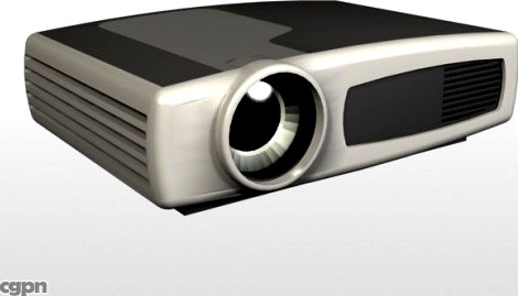 HP Video Proyector3d model