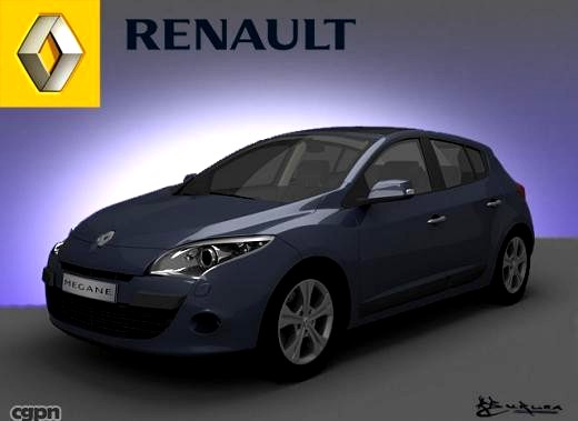 Renault Megane Hatchback 20093d model