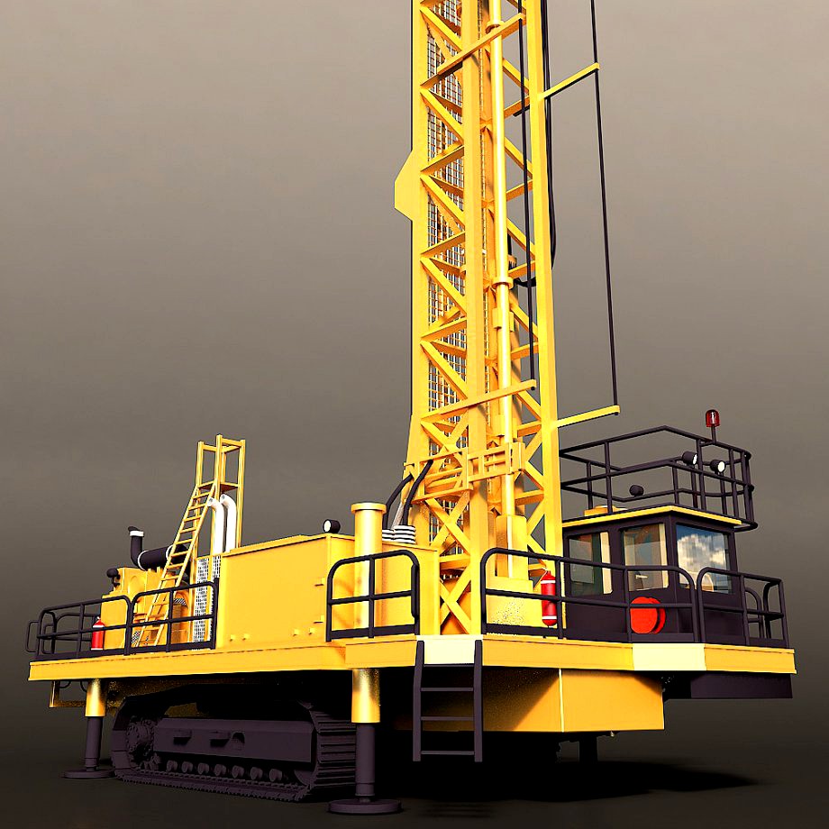 Mining Drill3d model