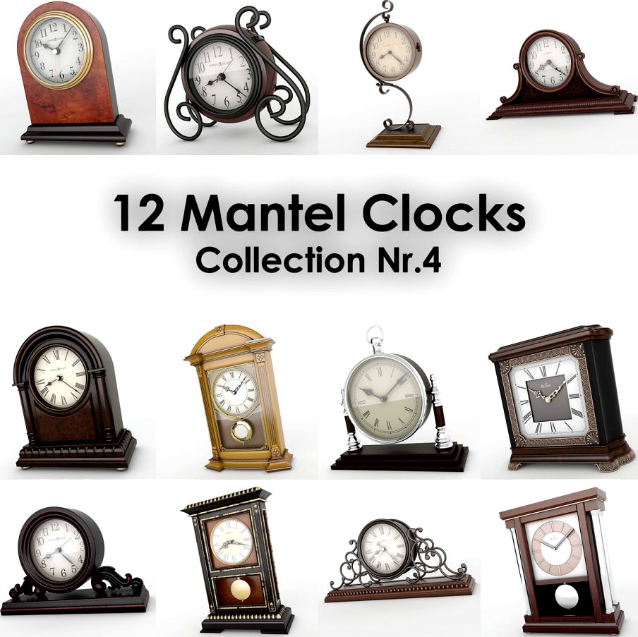 12 Mantel Clocks Nr43d model