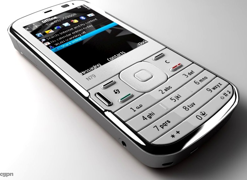 Nokia N79 Mobile Phone3d model