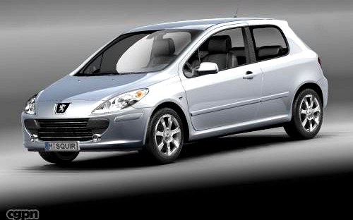 Peugeot 307 3door3d model