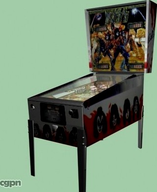 KISS Pinball3d model