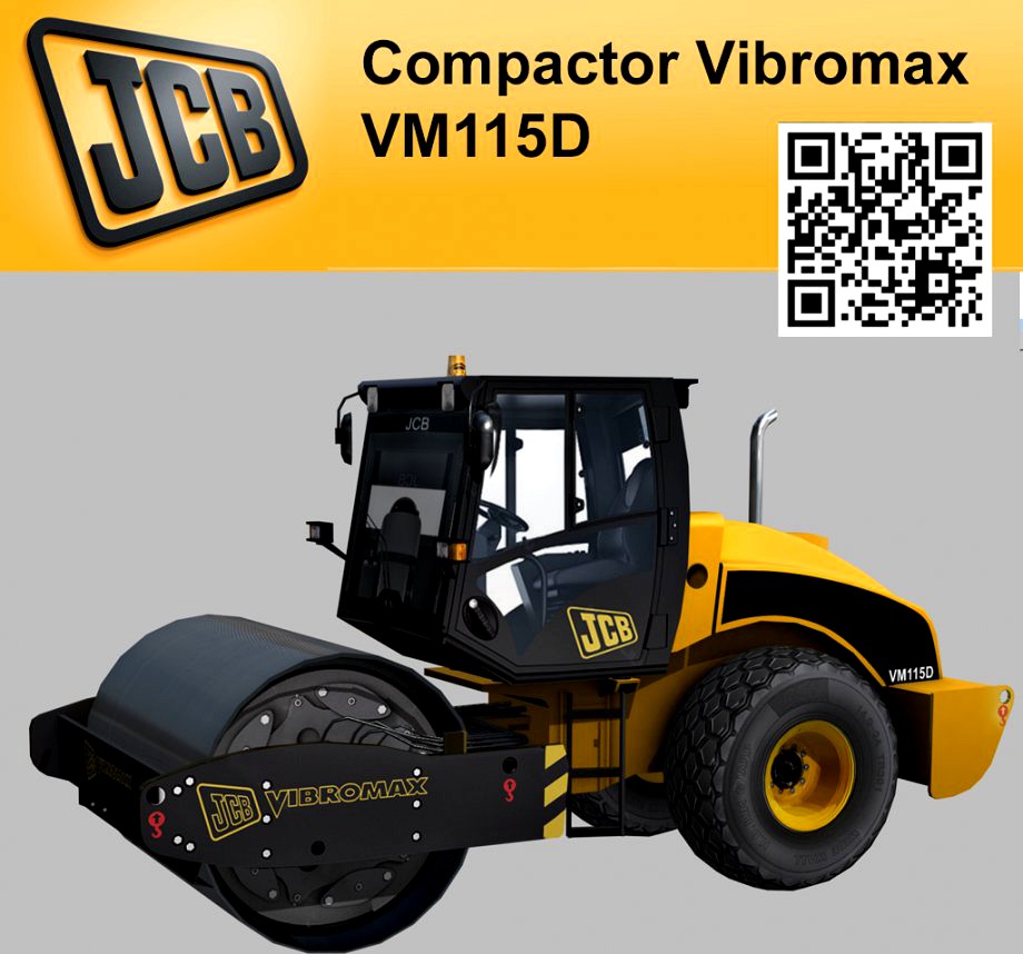 JCB Compactor Vibromax VM115 20123d model