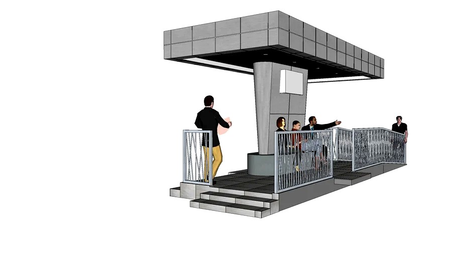 Palembang Bus Stop (Transmusi)