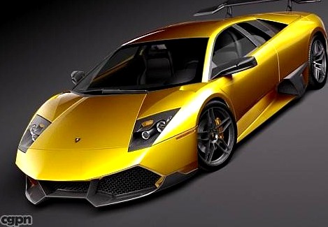 Lamborghini Murcielago LP670-4 SuperVeloce3d model