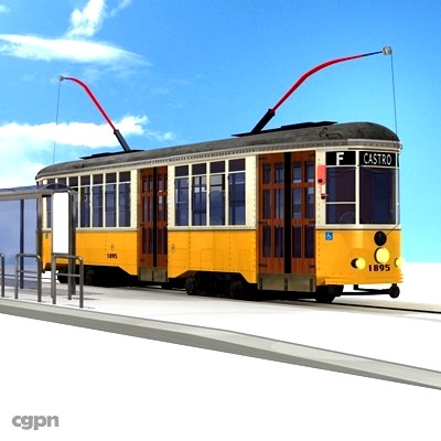 San Francisco tramway3d model