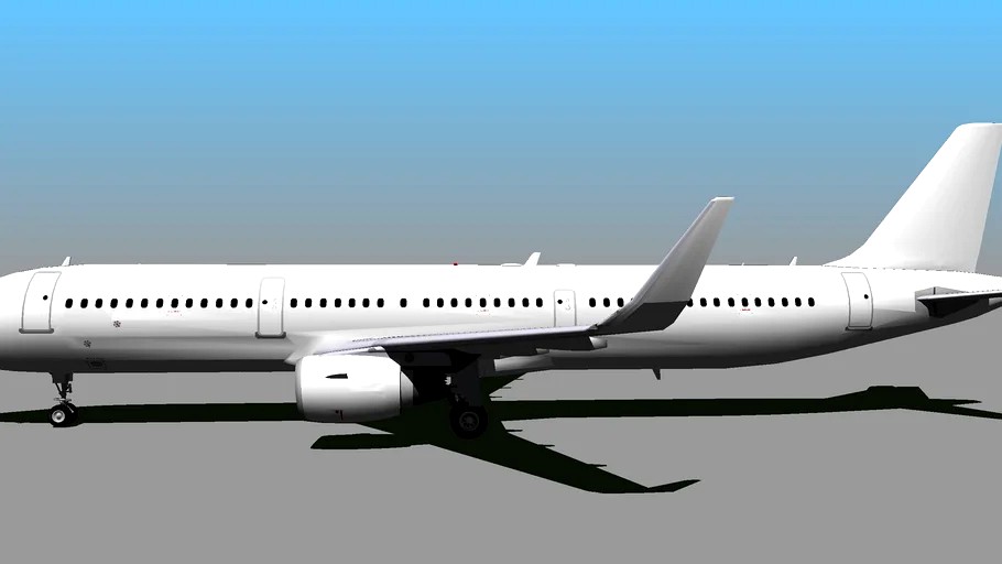 Template - Airbus A321 CFM Sharklets