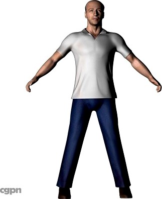 Middle Aged Man3d model