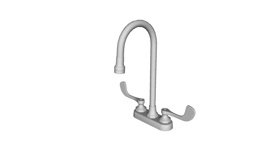 K-400T70-5ANA Triton(R) Bowe(R) 0.5 gpm centerset bathroom sink faucet with aerated flow, gooseneck spout and wristblade handles, drain not included