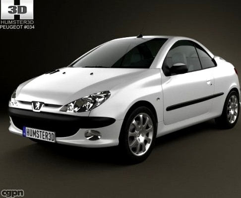 Peugeot 206 CC 20053d model