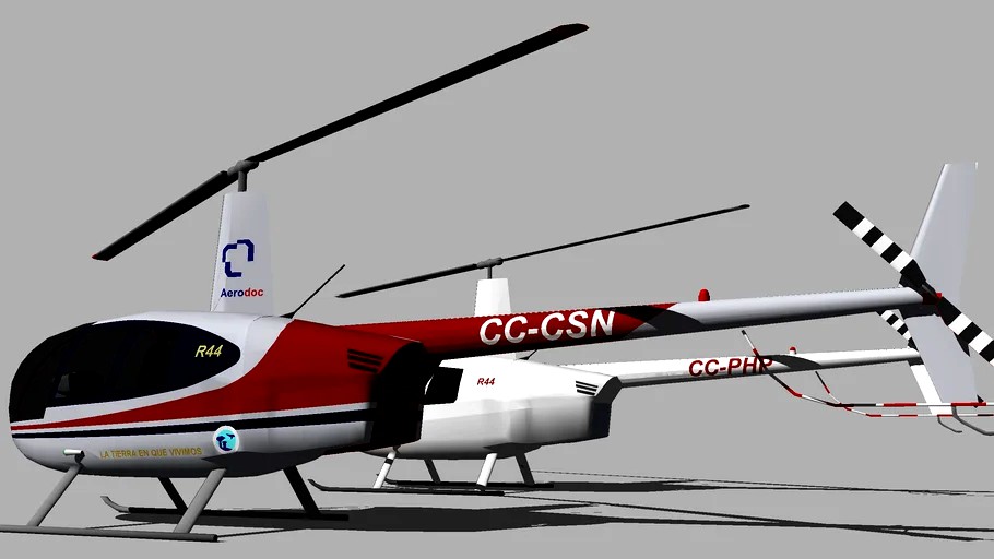 2x chilean Robinson R44 Raven - CC-PHP, CC-CSN