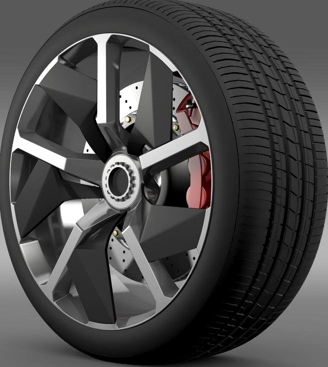 Lamborghini Aventador J wheel3d model