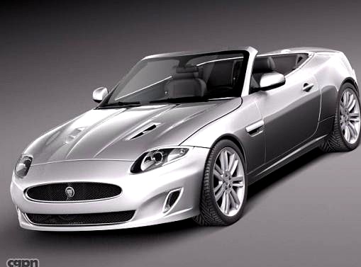 Jaguar XKR 2012 convertible3d model