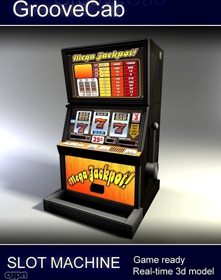 Slot Machine - Low Poly 13d model