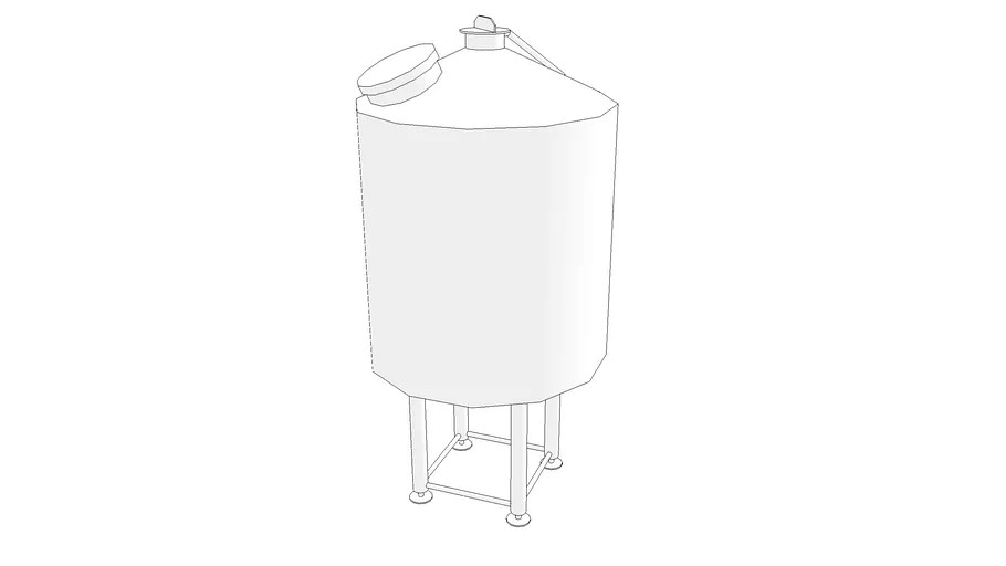 Low Poly 20BBL Brew Kettle