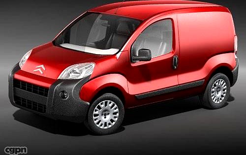 Citroen Nemo - Fiat Fiorino - Peugeot Bipper3d model