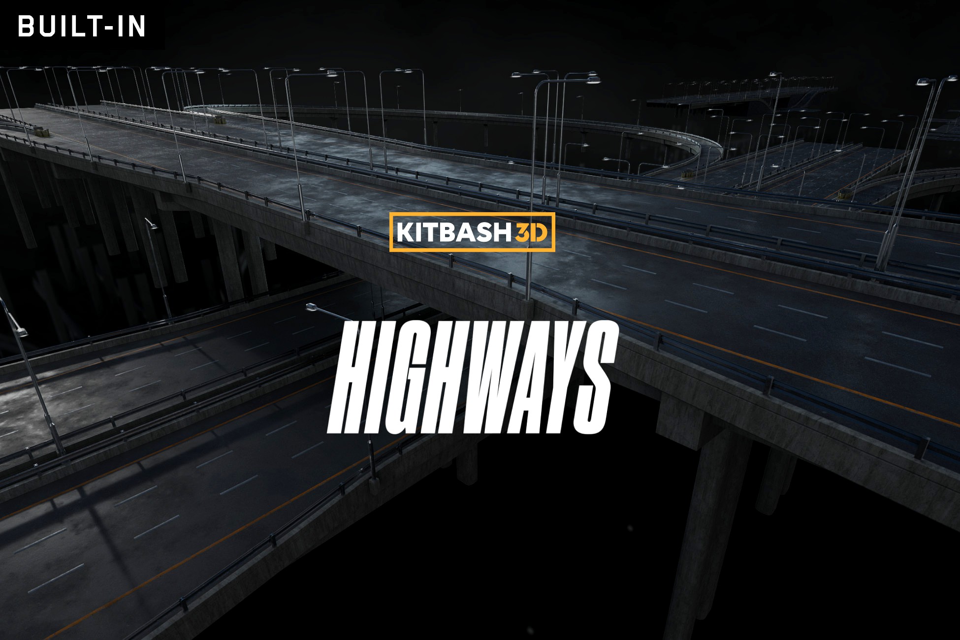Highways (BuiltIn) 3d model