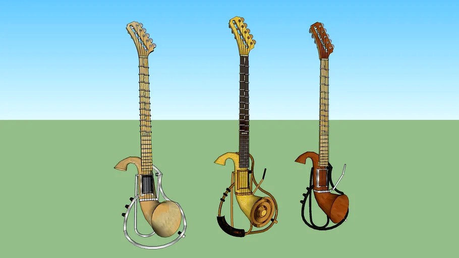ORIGINAL STRINGED MUSICAL INSTRUMENT DESIGN - GIPHON PROTOTYPE (PIRACY PROTECTED!!!)