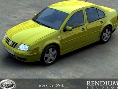 Volkswagen JETTA / BORA - High definition model3d model