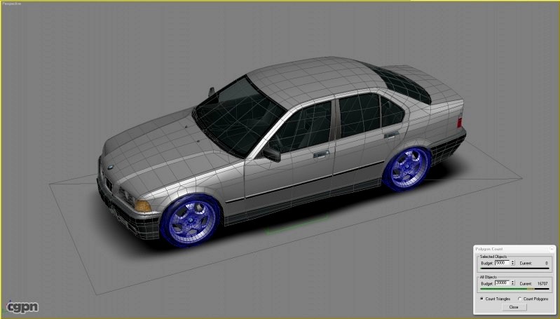 BMW Serie 3 E36 *Rigged*3d model