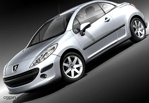 Peugeot 207 CC3d model