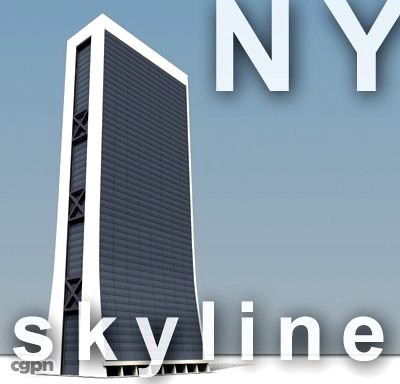 NY skyline - solow building3d model