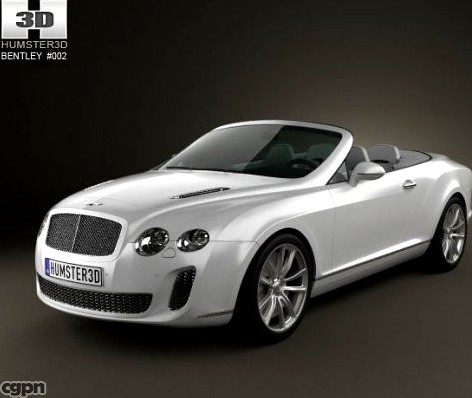 Bentley Continental Supersports Converible3d model