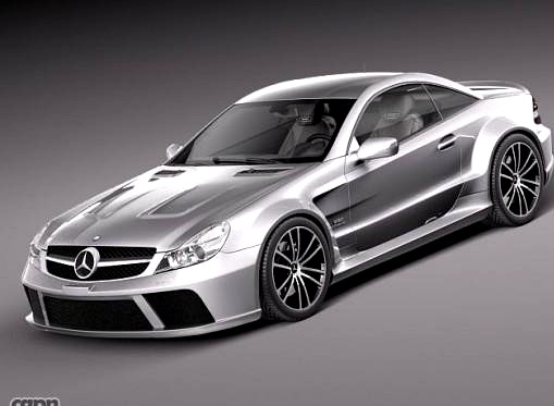 Mercedes SL65 AMG Black 20103d model