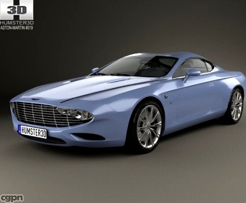 Aston Martin DB9 Coupe Zagato Centennial 20143d model