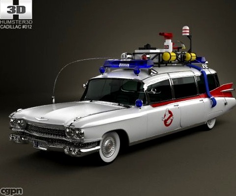 Cadillac Miller-Meteor Ghostbusters Ectomobile3d model