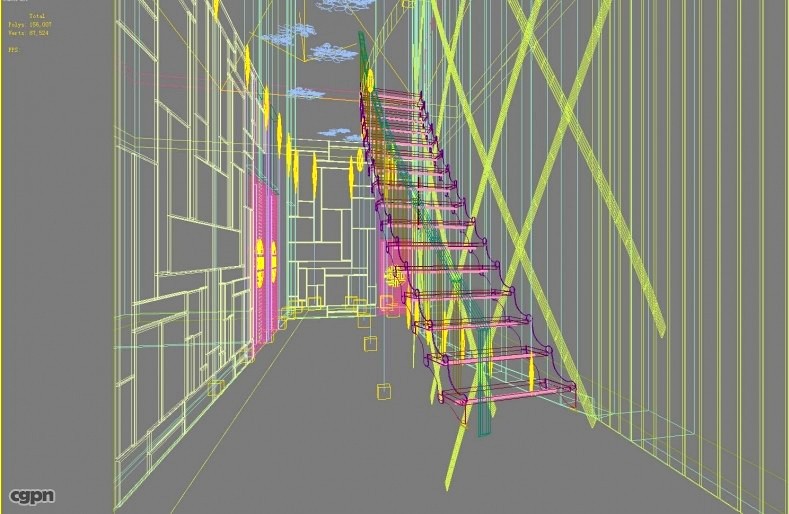 Corridor 0333d model