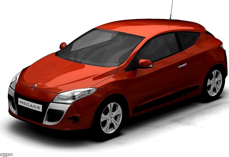 2009 Renault Megane Coupe3d model