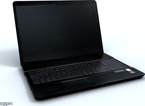 Notebook hawlett packard3d model