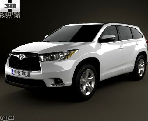 Toyota Highlander 20143d model