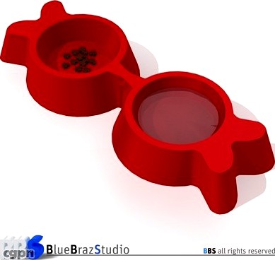 Pet bowl3d model
