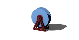 Universal stand for a 3D filament's spool