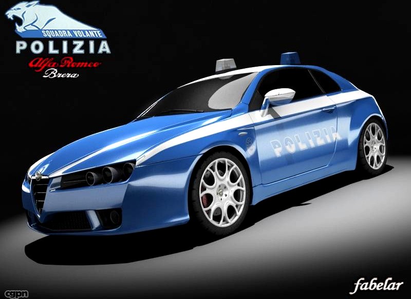 Alfa Brera Polizia3d model