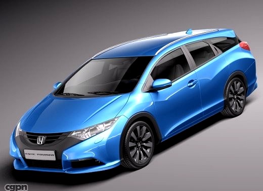 Honda Civic Tourer 20143d model