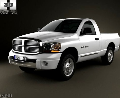 Dodge Ram 1500 Regular Cab Laramie 120-inch Box 20083d model