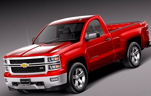 Chevrolet Silverado 2014 Regular Cab3d model