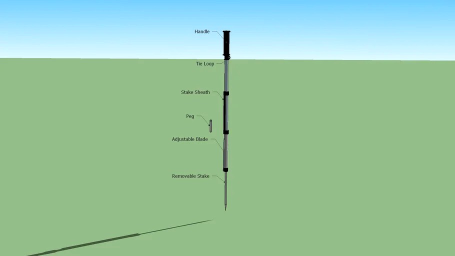 Walking Stick Multitool
