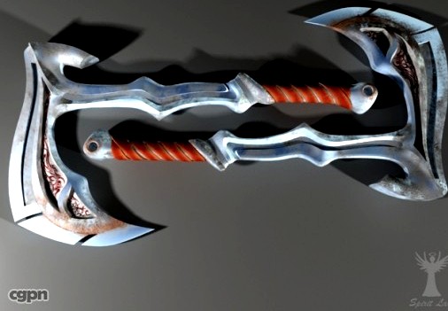 Vampire - small battle axe3d model