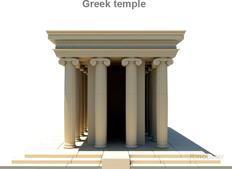 Greek Temple3d model