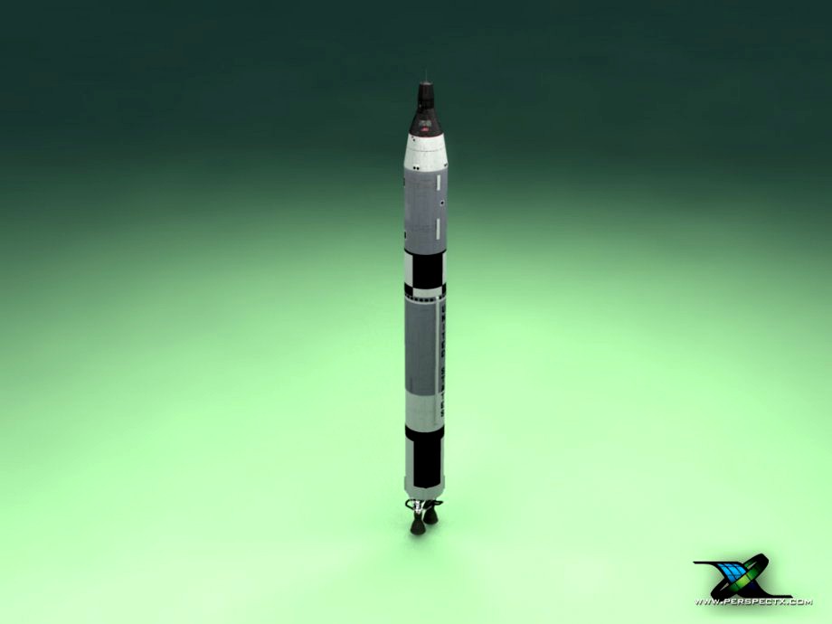 Titan Launch Vehicle With Gemini3d model