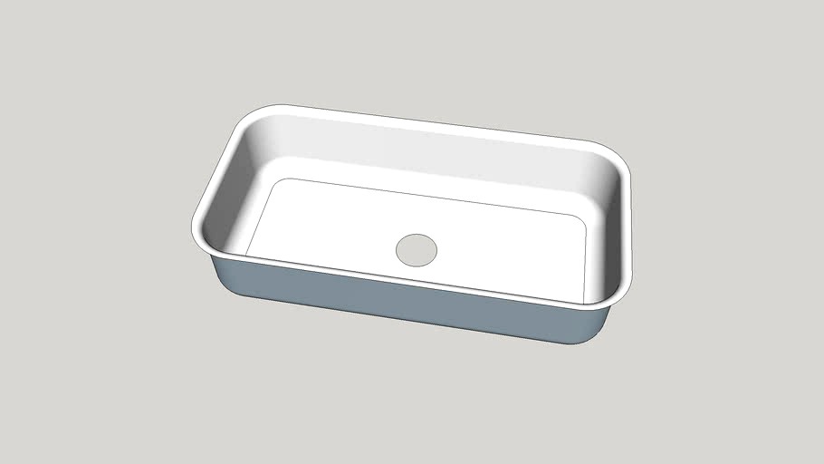 Cuba Inox de Pia de Cozinha 660x340x140