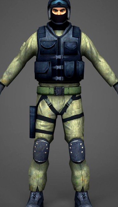 Military Commando3d model