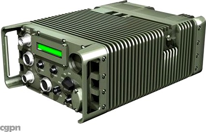 UHF Military data radio3d model