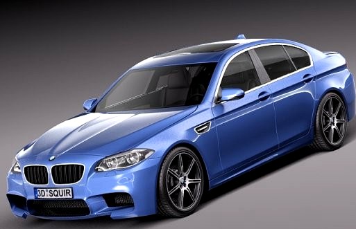 BMW M5 F10 20143d model