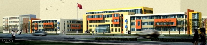 building 151- completed school3d model